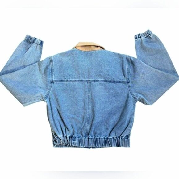 Netflix Official Stranger Things Billy Hargrove Blue Washed Jean Jacket Womens S - Picture 7 of 12